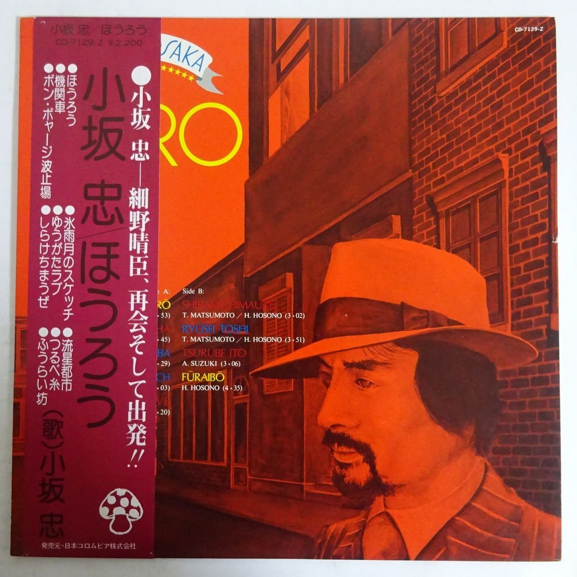 希少盤 帯付きLP 小坂忠&ウルトラ/気まぐれ天使OST/大野雄二 隠れた