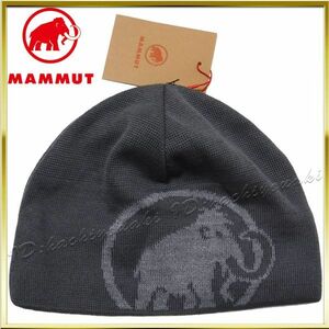 Mammut 新品 マムート ニット帽 ウール ビーニー キャップ メンズ レディース サイズフリー Titanium/Granit 正規品