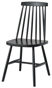  dining chair natural tree ( beach ) Rucker painting black CL-311BK