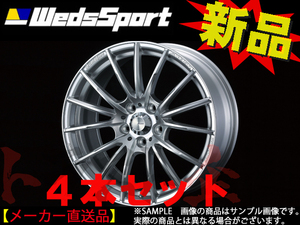 WEDS ウェッズ スポーツ WedsSport SA-35R 18x9.5 38 5H/114.3 VI-SILVER アルミ ホイール 4本セット 73631 トラスト企画 (179131982