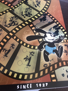 【Oswald The lucky RaBBiTステッカーシール】1927年　東京ディズニーリゾート【23/05 TY-1F】