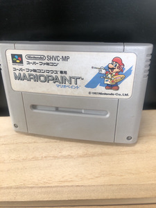 【Nintendo スーパーファミコン】MARIOPAINT マリオペイント 1992年【23/05 RE-2】