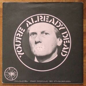 CRASS - YOU'RE ALREADY DEAD - 7”EP（CRASS RECORDS）1984年 ★★ UK オリジナル盤 / ANARCHO PUNK / アナーコパンクの画像2