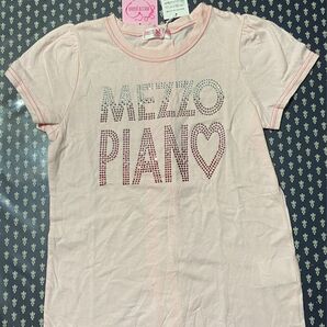 【新品タグ付き】メゾピアノ★mezzo piano★Tシャツ・カットソー ★140サイズ★女の子★ピンク