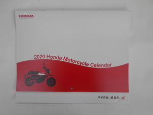【新品】ホンダ　2020モーターサイクルカレンダー　11個セット
