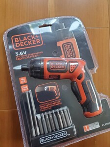 BLACK & DECKER ブラック・アンド・デッカー PLR36C ツイストドライバー 電源コード・取扱説明書付き 3.6V 電動ドライバー ②