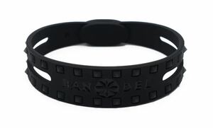 BANDEL バンデル STUDS Bracelet スタッズ ブレスレット Black×Black ブラック ブラック　LL 20.5cm