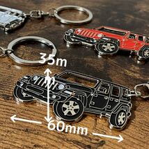 Jeep wrangler ジープ ラングラー キーホルダー アクセサリー 鍵 パーツ 内装品 メンズ プレゼント_画像4