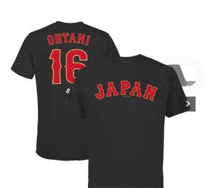 WBC 侍ジャパン 大谷 翔平モデル Tシャツ Lサイズ 黒