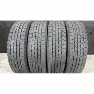 ダンロップ WINTER MAXX WM02 155/70R12 4本SET◎2019年製8~9分山スタッドレスタイヤ◎中古 特筆すべき損傷なし◎旭川手渡し可◎5050801A03