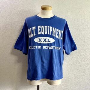 【made in USA】希少 90s LIGHTNING BOLT ライトニングボルト Tシャツ L 青 ブルー old surf オールドサーフ USA製古着 カレッジプリント