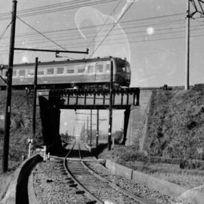 (B23)567 写真 古写真 鉄道 鉄道写真 路面電車 昭和37年2月28日 フィルム 白黒 ネガ まとめて 6コマ の画像8