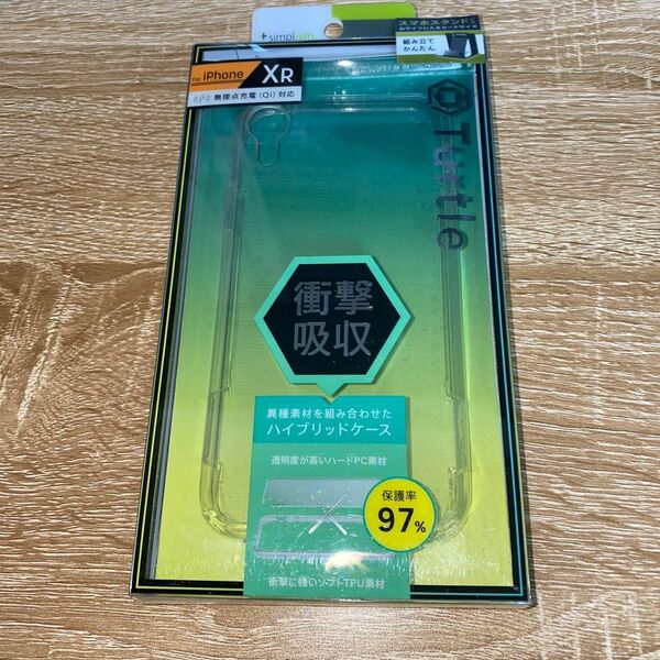 iPhone XR Turtle ハイブリッドケース クリア TR-IP18M-TT-CL