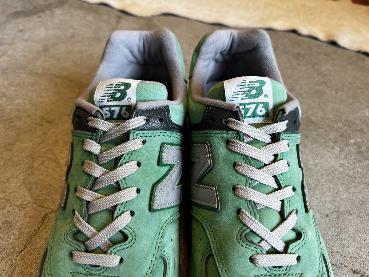 90s FL別注 New balance M576 ヌバック アップルグリーン-