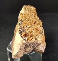 バナジン鉛鉱 （褐鉛鉱 Vanadinite） バナジナイト 産地 モロッコ_画像5