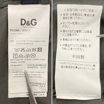 D&G ワッペン 長袖 ミリタリーシャツ カーキ 46サイズ DOLCE&GABBANA ドルチェ&ガッバーナ ドルガバ 腕章 エンブレム 3040213_画像4