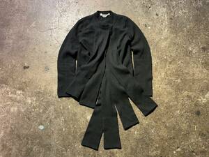 COMME des GARCONS 14AW 短冊ニット 袖ドッキング AD2014 コムデギャルソン 変形 アシメントリー GN-N027