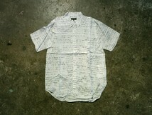 COMME des GARCONS HOMME PLUS 06ss ×Rolling Stones 英字プリント キュプラシャツ 2006ss コムデギャルソンオムプリュス リップ&タン_画像1