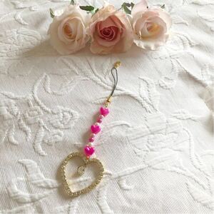 * new goods *pinky girls* strap * Pinky Girls * pink ribbon * rhinestone *pinkygirls* Heart * charm * key holder 