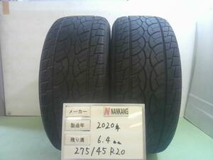 中古 ナンカン タイヤ 275/45R20