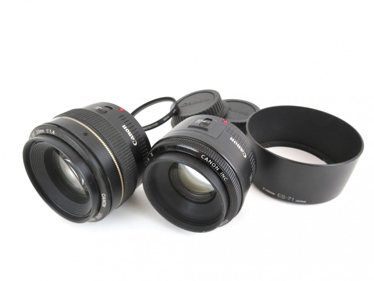 Canon キャノン Lens EF 50mm 1.4 USM 一眼レフ カメラ レンズ【現状
