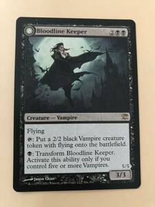 【AG-MTG】《血統の守り手/Bloodline Keeper》/《系統の王/Lord of Lineage》[ISD] 英語版　1枚