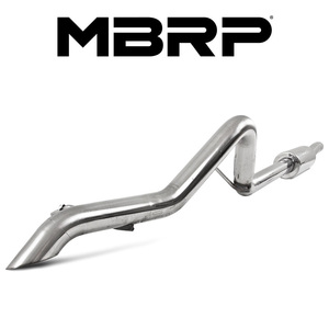 MBRP 2007-2009 ジープ ラングラー JK 2ドア 4ドア アンリミテッド 3.8L キャットバック エキゾースト ターンダウン 正規輸入品