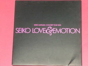 Seiko Matsuda Concert Tour 2001 LOVE & EMOTION★松田 聖子 ツアーパンフレット コンサートパンフレット 2001年