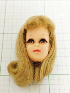 M ビンデージ　1960年代　バービー人形　頭のみ　フランシー マテル社　日本製　barbie 　francie 　Matte