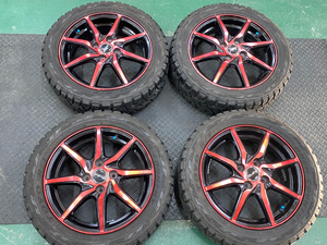 美品バリ山 165/50R15 15x4.5J +45 オープンカントリー TOYO ユーロスピード ハスラー等 引取り歓迎!! HB20☆★