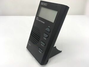  card size! digital metronome *SEIKO( Seiko ) DM71 B ( black )* new goods 