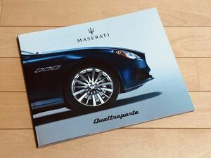 ***[ beautiful goods ] MASERATI Maserati Cuatro Porte ** Japanese edition large size thickness . catalog ***