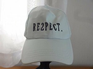 〔ANNY CAP〕RESPECT　レディース・ガールズ　水色帽子　サイズ５７cm〜５９cm　キャップ　帽子　ハット