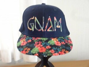 ●GUAM●HAWAIIAN HEADWEAR　男女兼用　スタイル帽子　サイズ５７cm〜５９cm　花柄模様　キャップ　帽子　コットン帽