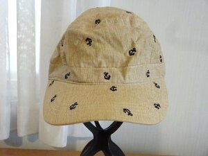 ●Basiquenti●メンズ・レディース　肌色帽子　ワークキャップ サイズ５７cm〜５９cm　キャップ　TOKYO　帽子