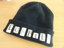∞SODUPPIES∞男女兼用　スタイル帽子　ニット帽　黒色帽子　サイズ５７cm〜５９cm　キャップ　帽子　日本製_画像5