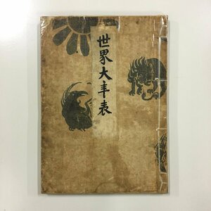 『世界大年表』 精華堂書店 歴史研究会 和本 古書 明治39年 初版 資料