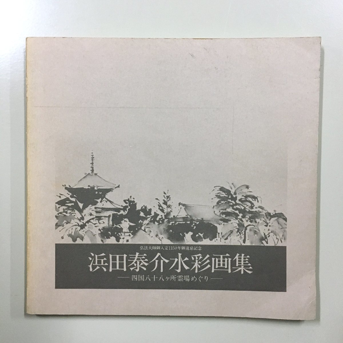 Taisuke Hamada Aquarellsammlung, Besichtigung der 88 heiligen Stätten von Shikoku, Zum Gedenken an den 1150. Todestag von Kobo Daishi 1981 Sankei Shimbun Takeshi Umehara Werkkatalog, Malerei, Kunstbuch, Sammlung von Werken, Kunstbuch