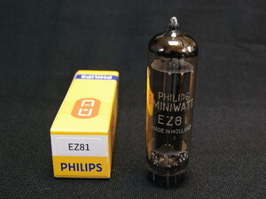 ♪♪Mullard/Philips EZ81/6CA4 整流管 NIB品 #3、英国ムラード♪♪