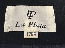 17号☆La Plata☆ セットアップ 2ピース スーツ 紺色 レトロ ビンテージ スカートスーツ 正装 レディース ゆったりサイズ_画像7
