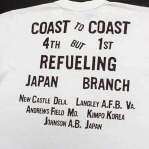 YTS82東洋Mインディアン 戦闘機 エアフォース 半袖Tシャツ 日本製Buzz Rickson'sバズリクソンズの画像2