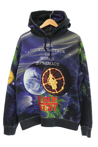 シュプリーム SUPREME ×UNDERCOVER アンダーカバー 18SS Public Enemy Hooded Sweatshirt パブリック エネミー フーデッド パーカー M ☆A