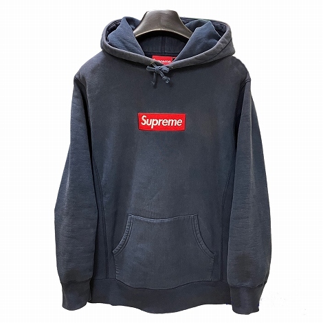 2023年最新】Yahoo!オークション -supreme box logo パーカー ネイビー