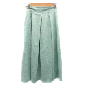  Tiara Tiara flair юбка юбка в сборку длинный длина макси длина цветочный принт 3 mint green /YK7 женский 
