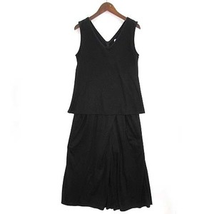  Natural Beauty Basic NATURAL BEAUTY BASIC setup manner no sleeve all-in-one black black M lady's 