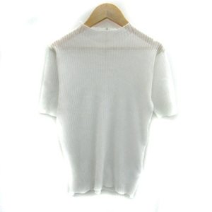  sense ob Play sbai Urban Research knitted cut and sewn . minute sleeve off neck .. feeling ONE white white lady's 