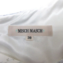 ミッシュマッシュ MISCH MASCH 花柄 ワンピース 半袖 ホワイト M 230516E レディース_画像3