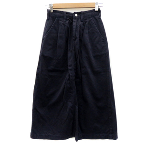  Lee LEE × Visbi суфле a юбка длинный длина одноцветный S темно-синий темно-синий /YS30 женский 