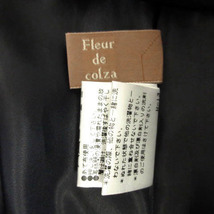 フローデコルサ Fleur de colza スカート フレア ミディ丈 ウエストゴム 日本製 ストライプ ネイビー 紺 グレー 青 白 38_画像7