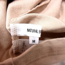 ナチュラルビューティーベーシック NATURAL BEAUTY BASIC カットソー Uネック ノースリーブ M ベージュ /RT レディース_画像5